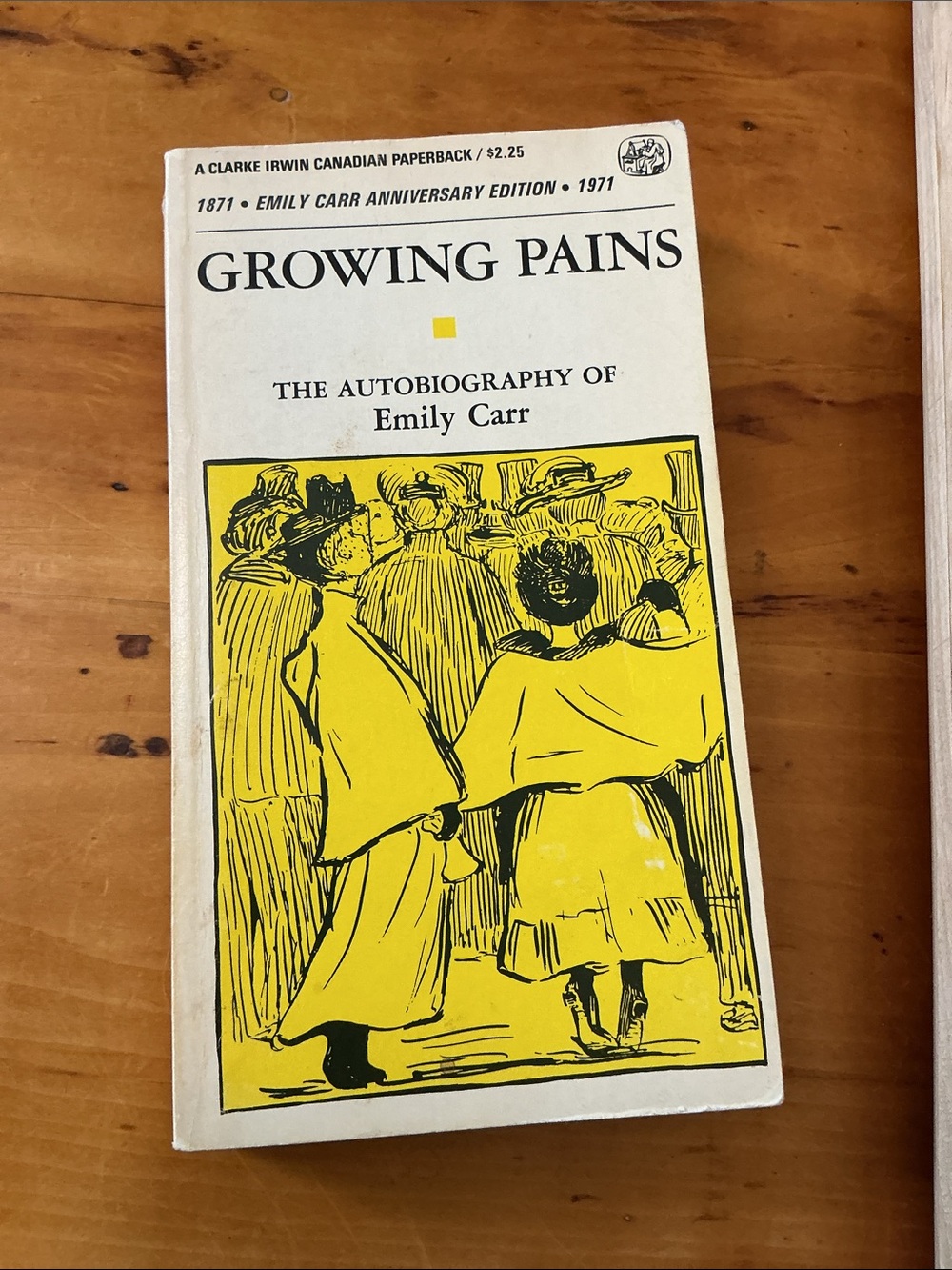 Vintage Paperbacks Growing Pains The Autobiography of Emily Carr